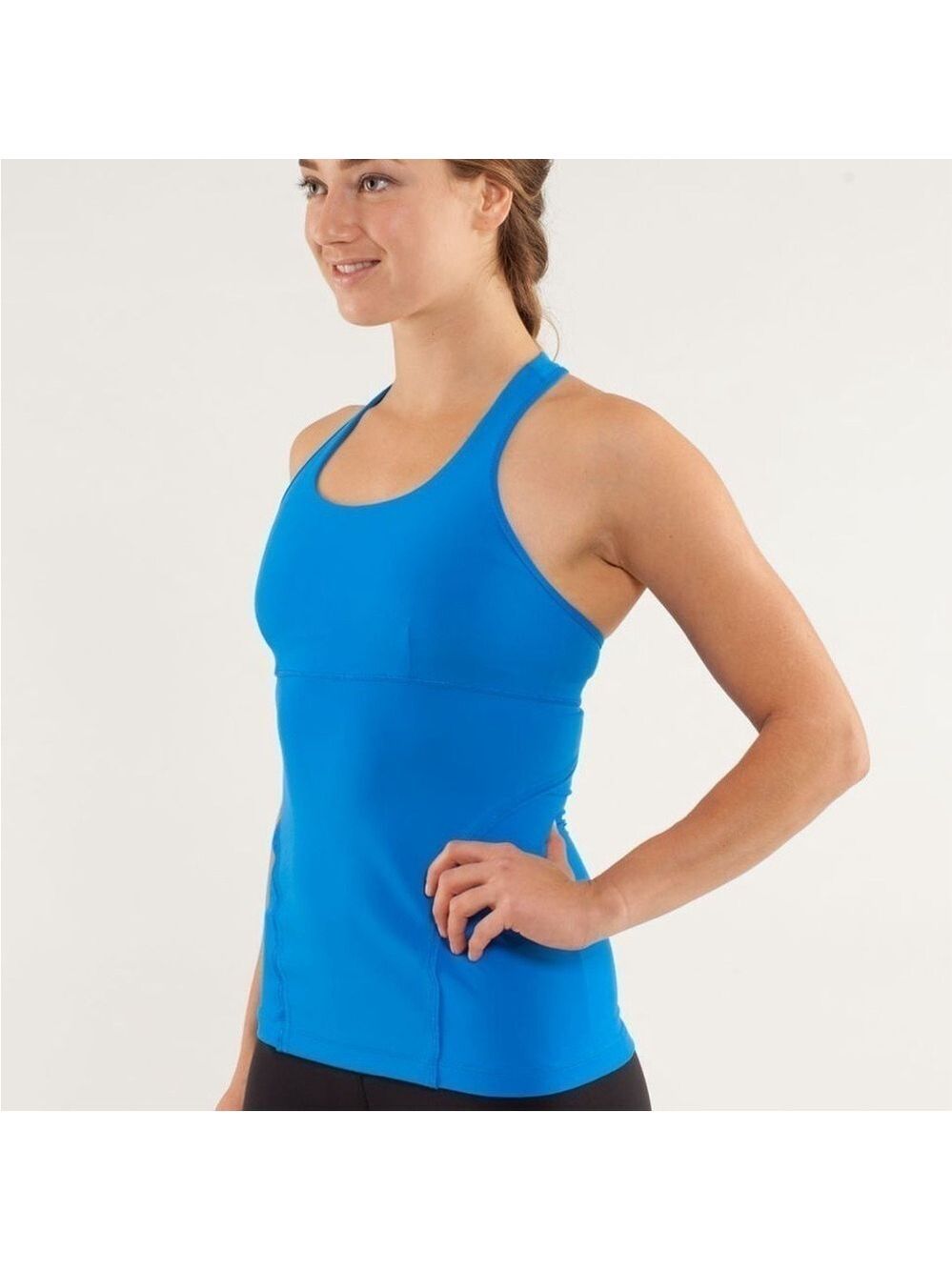 Lululemon Power Up Tank in Beaming Blue Size 4
